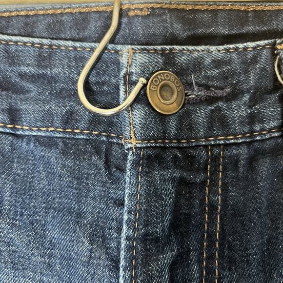 Bonobos The Summerweight Jean Men's Straight Leg 33x32 100% Cotton Blue - Picture 3 of 9